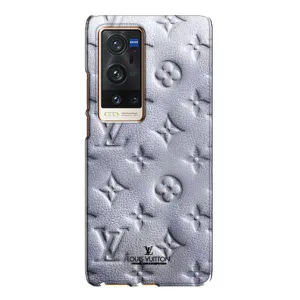 Текстурний Чохол Louis Vuitton для Віво Х60 Про Плюс (Білий ЛВ)
