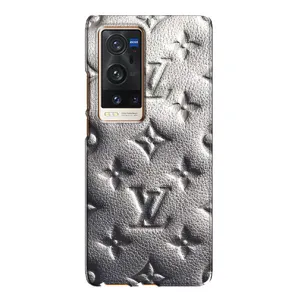 Текстурний Чохол Louis Vuitton для Віво Х60 Про Плюс (Бежевий ЛВ)