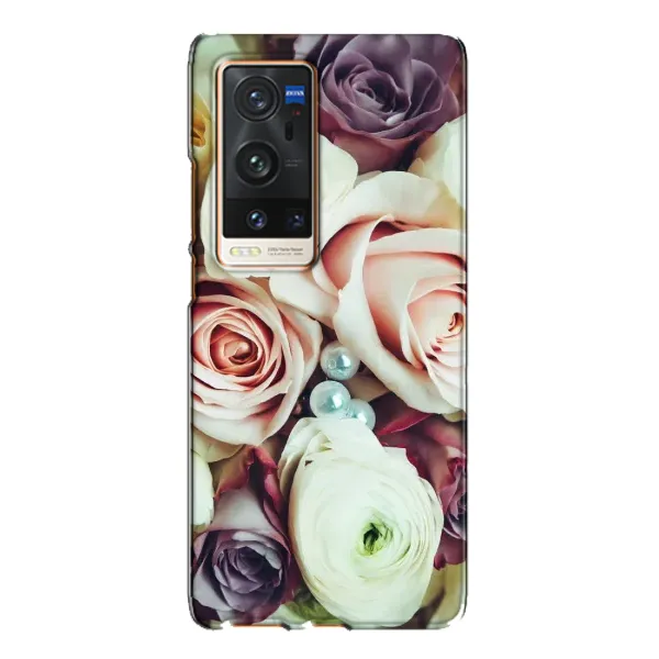 Чехол с рисунком «Букет РОЗ» для Vivo X60 Pro Plus