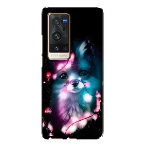 Чохол з Лисичкою для Vivo X60 Pro Plus (Чорна лисиця)