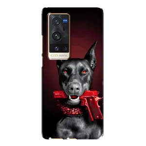 Чохол ДОБЕРМАН для Vivo X60 Pro Plus (Доберман злий)