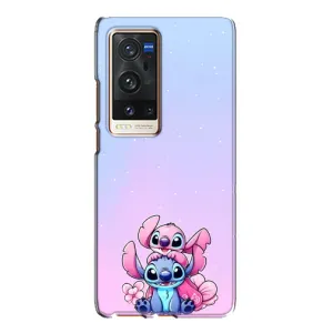 Чехол с рисунком Стич для Vivo X60 Pro Plus (Энджл и Стич)