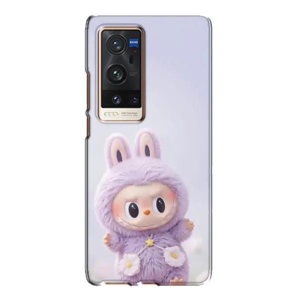 Чехол с рисунком «Фиолетовый Лабубу» для Vivo X60 Pro Plus Чехол с рисунком «Фиолетовый Лабубу» для Vivo X60 Pro Plus