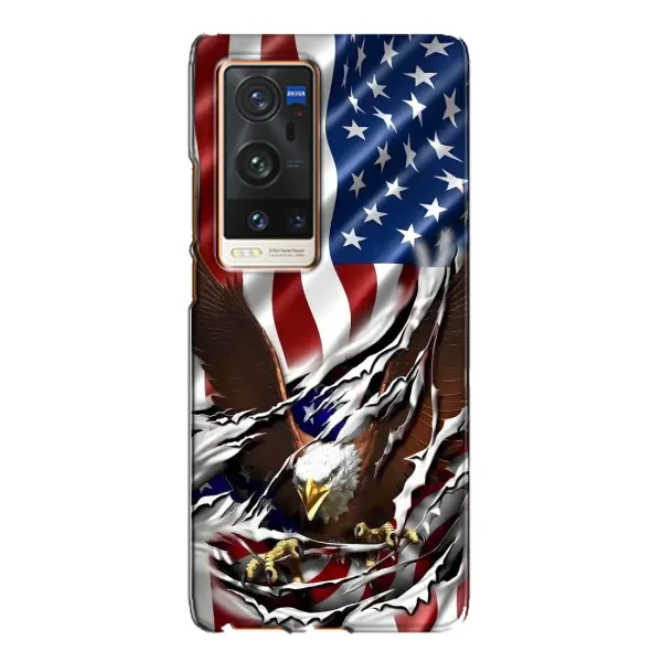 Чехол с рисунком «Флаг USA» для Vivo X60 Pro Plus Чехол с рисунком «Флаг USA» для Vivo X60 Pro Plus