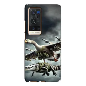 Чохол з мемами траралело тралала для Vivo X60 Pro Plus (Гусіні і крокоділо)