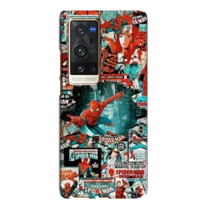 Чехол Супергерой Человека Паука на Vivo X60 Pro Plus (Комиксы Человек Паук)