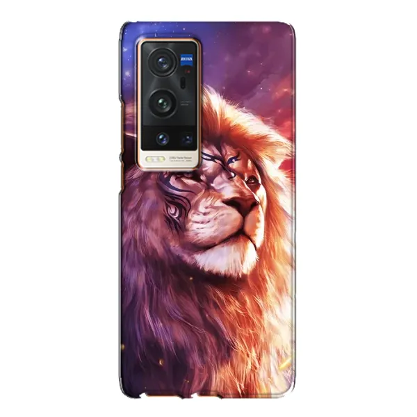 Чехол с рисунком «Красочный ЛЕВ» для Vivo X60 Pro Plus Чехол с рисунком «Красочный ЛЕВ» для Vivo X60 Pro Plus