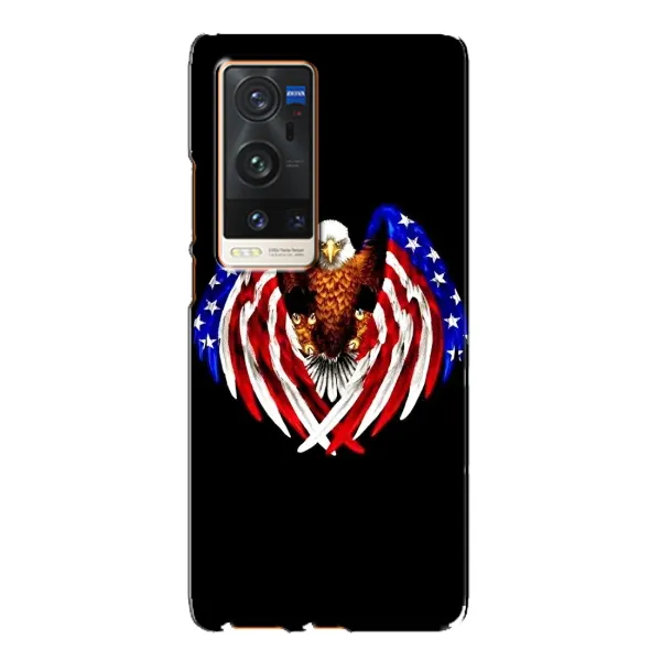 Чехол с рисунком «Крылья США» для Vivo X60 Pro Plus Чехол с рисунком «Крылья США» для Vivo X60 Pro Plus