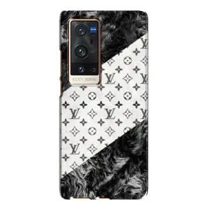 Чохол Стиль Louis Vuitton на Vivo X60 Pro Plus (LV на білому)