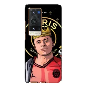 Чехол (TPU) с Футболистом на Vivo X60 Pro Plus (Mbappe King)
