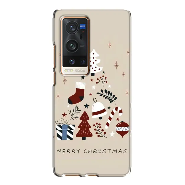 Чехол с рисунком «Merry Christmas» для Vivo X60 Pro Plus Чехол с рисунком «Merry Christmas» для Vivo X60 Pro Plus