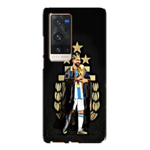 Чехлы Лео Месси Аргентина для Vivo X60 Pro Plus (Месси король)