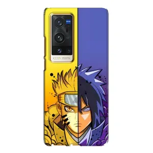 Купить Чехлы на телефон с принтом Anime для Vivo X60 Pro Plus (Naruto Vs Sasuke)