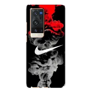 Силіконовый Чохол на Vivo X60 Pro Plus з картинкою НАЙК (Nike дим)