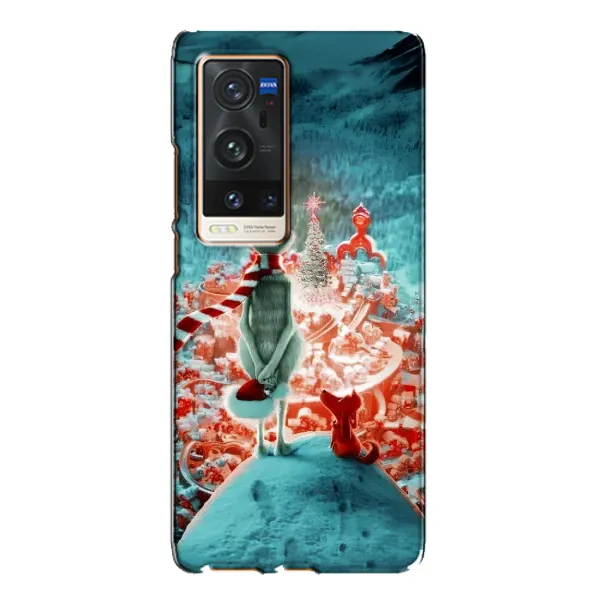 Чехол с рисунком «Новогодний Гринч» для Vivo X60 Pro Plus Чехол с рисунком «Новогодний Гринч» для Vivo X60 Pro Plus
