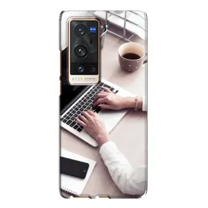 Силиконовый бампер (Работники) на Vivo X60 Pro Plus (Офисный работник)