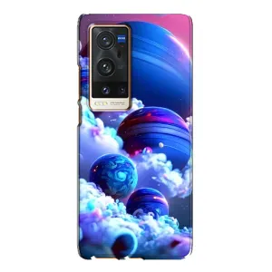 Чохли КОСМОС на Vivo X60 Pro Plus (Сині планети)