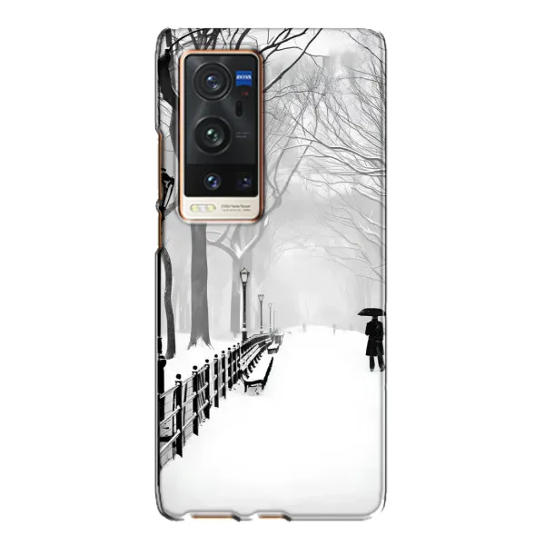 Чехол с рисунком «Снегом замело» для Vivo X60 Pro Plus Чехол с рисунком «Снегом замело» для Vivo X60 Pro Plus