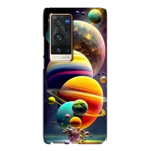 Чохол (ТПУ) з планетами на Vivo X60 Pro Plus (Сонячна система)