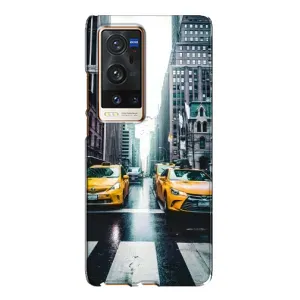 Силиконовый бампер (Работники) на Vivo X60 Pro Plus (Такси)