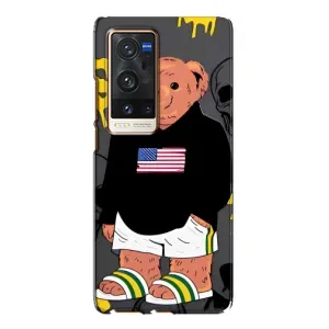 Чехлы Мишка Тедди для Виво Х60 Про Плюс (Teddy USA)