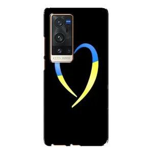 Силиконовый Чехол на Vivo X60 Pro Plus (Я-Украина) (Украинское сердце)