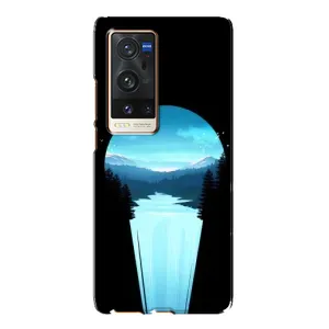 Летний Чехол на Vivo X60 Pro Plus (Синий Водопад)