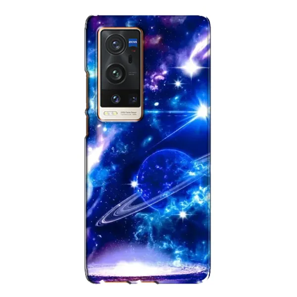 Чехол с рисунком «Яркий космос» для Vivo X60 Pro Plus