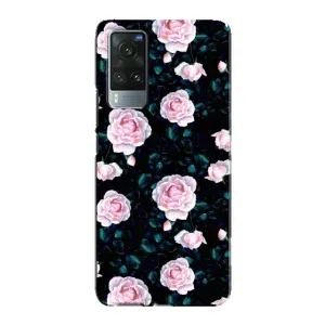 Чохли з принтом Троянд для Vivo X60 Pro (Чайні троянди)