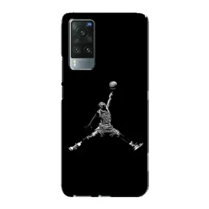 Силиконовый Чехол Nike Air Jordan на Виво Х60 Про (Джордан)