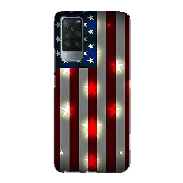 Чехол с рисунком «Флаг США 2» для Vivo X60 Pro