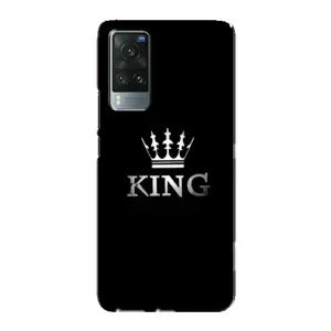 Чохол (Корона на чорному фоні) для Віво Х60 Про (KING)