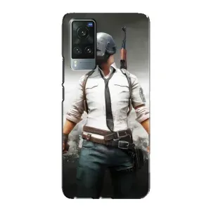 Силиконовый чехол с картинкой "Герой Pubg" на Vivo X60 Pro (Пабг)