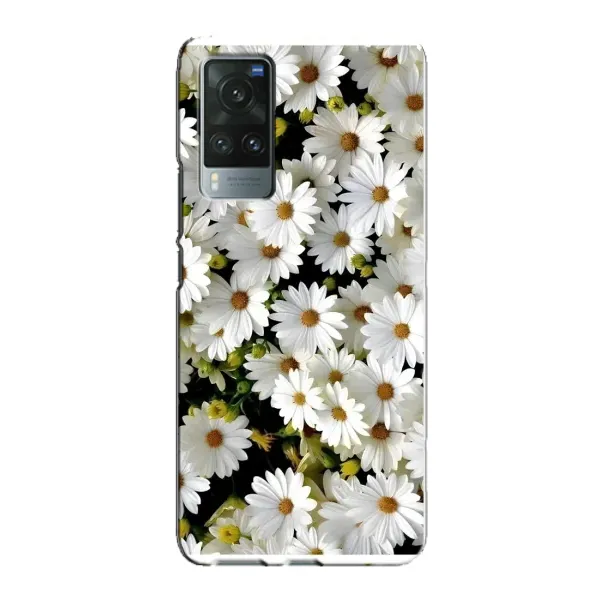 Чехол с рисунком «Рамка в ромашках» для Vivo X60 Pro Чехол с рисунком «Рамка в ромашках» для Vivo X60 Pro