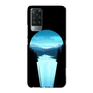 Літній Чохол на Vivo X60 Pro (Синій Водоспад)