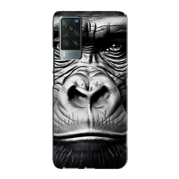 Чехол с рисунком «Черная обезьяна» для Vivo X60 Чехол с рисунком «Черная обезьяна» для Vivo X60