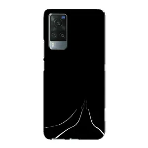 Чохол з картинками на чорному фоні для Vivo X60 (Дорога)
