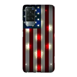 Чехол Флаг USA для Vivo X60 (Флаг США 2)