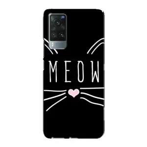 Бампер с изображением Котиков для Виво Х60 (КОТИК MEOW)