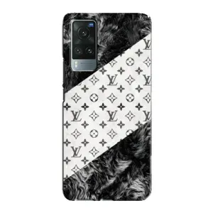 Чохол Стиль Louis Vuitton на Vivo X60 (LV на білому)