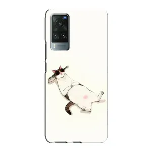 Чехол на тематику: Коты для Vivo X60 (Отдых)
