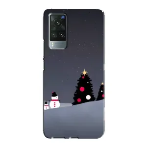 Чехлы на Новый Год Vivo X60 (Снеговички)