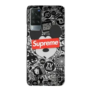 Чехол с Брендами одежды на Виво Х60 (Supreme Маус)