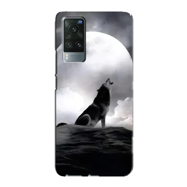 Чехол с рисунком «Волк и луна» для Vivo X60 Чехол с рисунком «Волк и луна» для Vivo X60