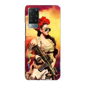 ЗСУ Чехлы (TPU) для Vivo X60 (Женщина солдат)
