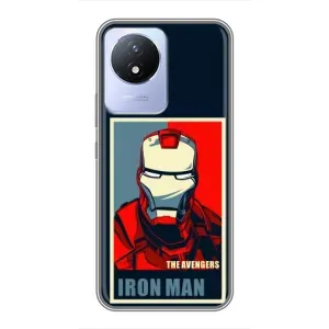 Чохол Супергерой Залізна Людина на Vivo Y02 (Art Iron man)