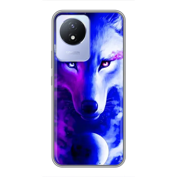 Чехол с рисунком «Арт-Волк» для Vivo Y02 Чехол с рисунком «Арт-Волк» для Vivo Y02