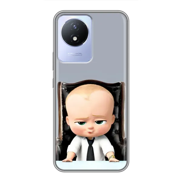 Чехол с рисунком «BOSS» для Vivo Y02