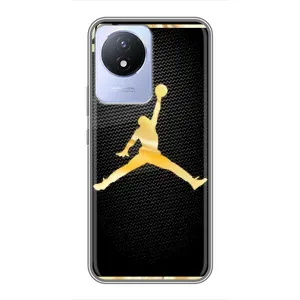 Силиконовый Чехол Nike Air Jordan на Виво Y02 (Джордан 23)