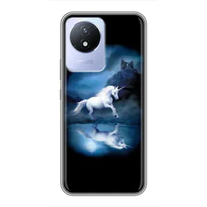 Чехол Unicorn на Vivo Y02 (Единорог)